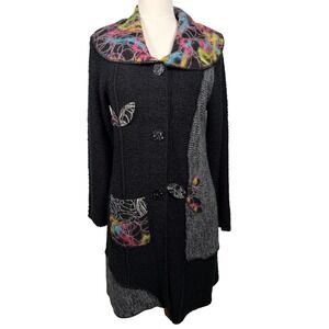 Monroe & Main‎ Women's Textured Knit Coat / Long Cardigan – Size M